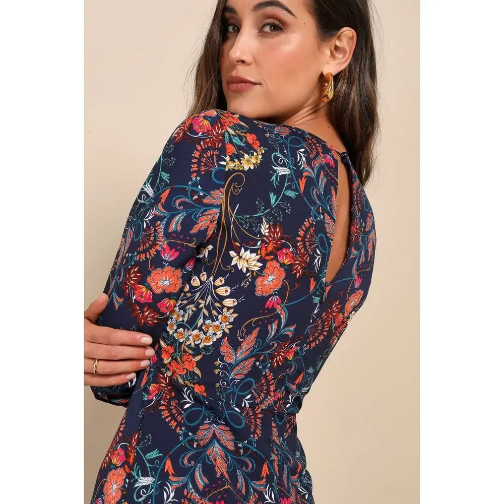 I. Madeline Garden Splendor Midi Dress - Picture 4 of 8